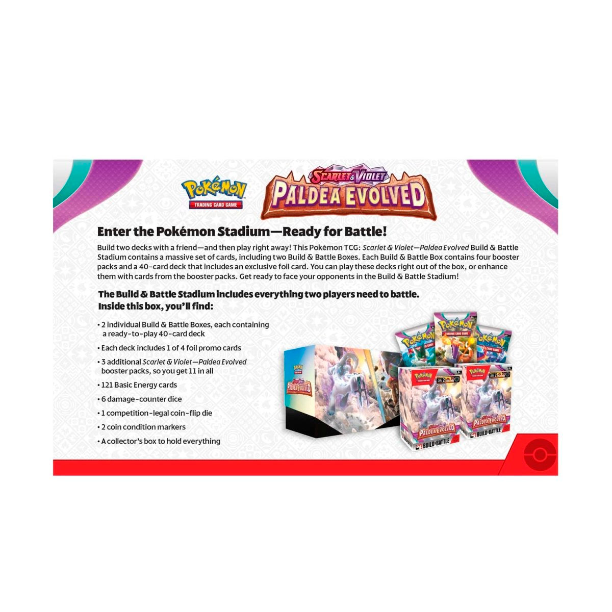 Pokémon TCG: SV2 Paldea Evolved Build & Battle Stadium