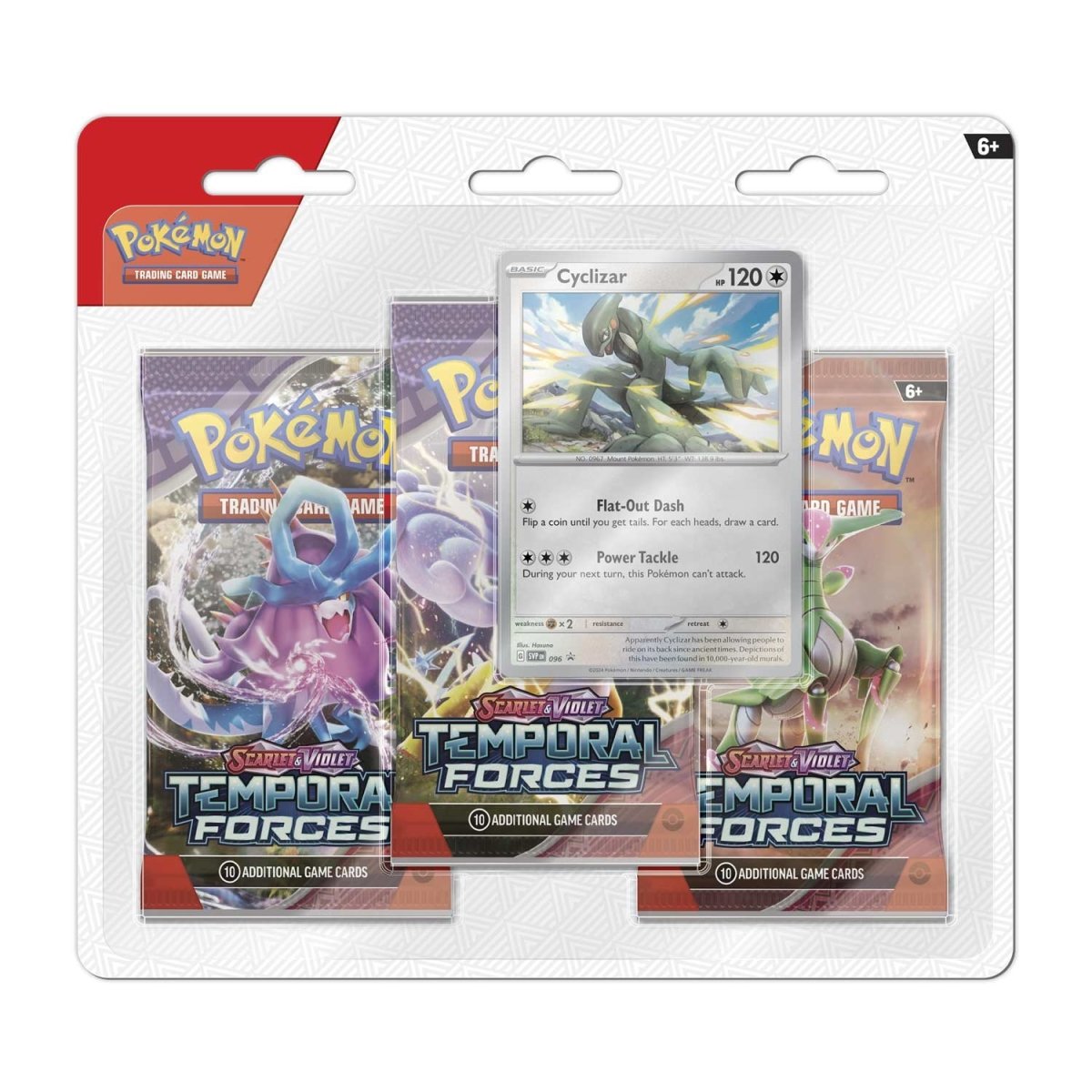Pokémon TCG: SV5 Temporal Forces 3-Pack Blister