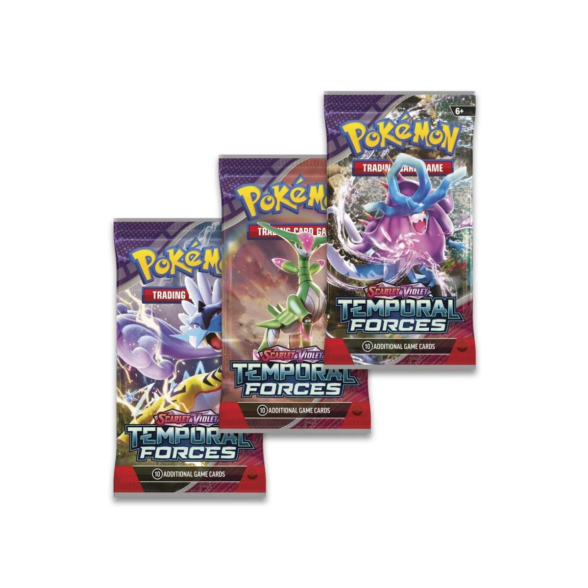 Pokémon TCG: SV5 Temporal Forces 3-Pack Blister