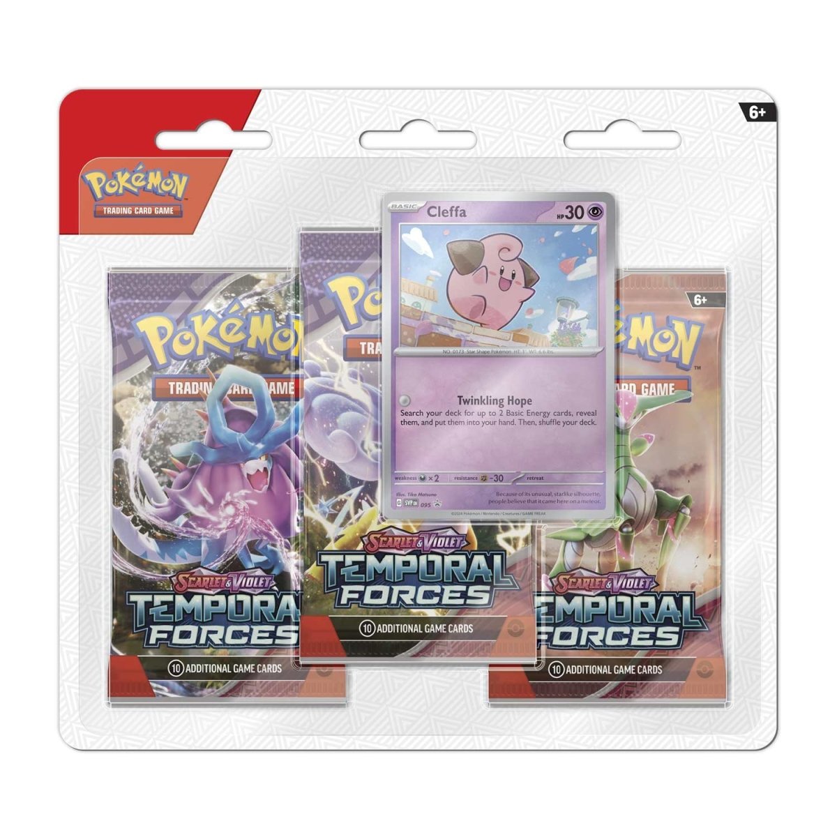 Pokémon TCG: SV5 Temporal Forces 3-Pack Blister