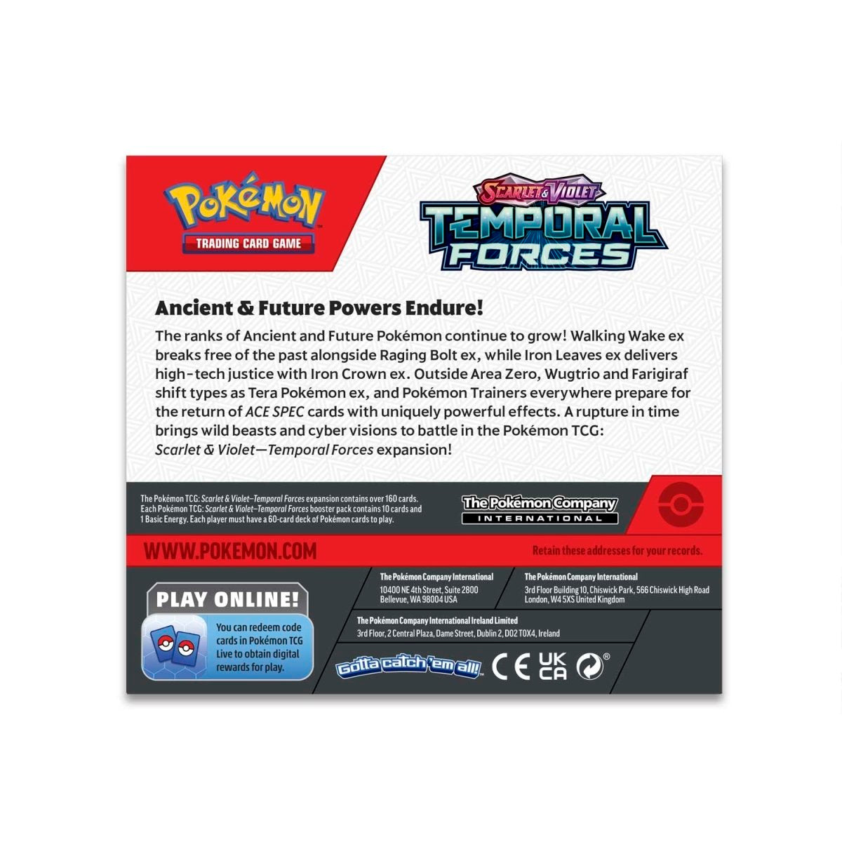 Pokémon TCG: SV5 Temporal Forces Booster Box
