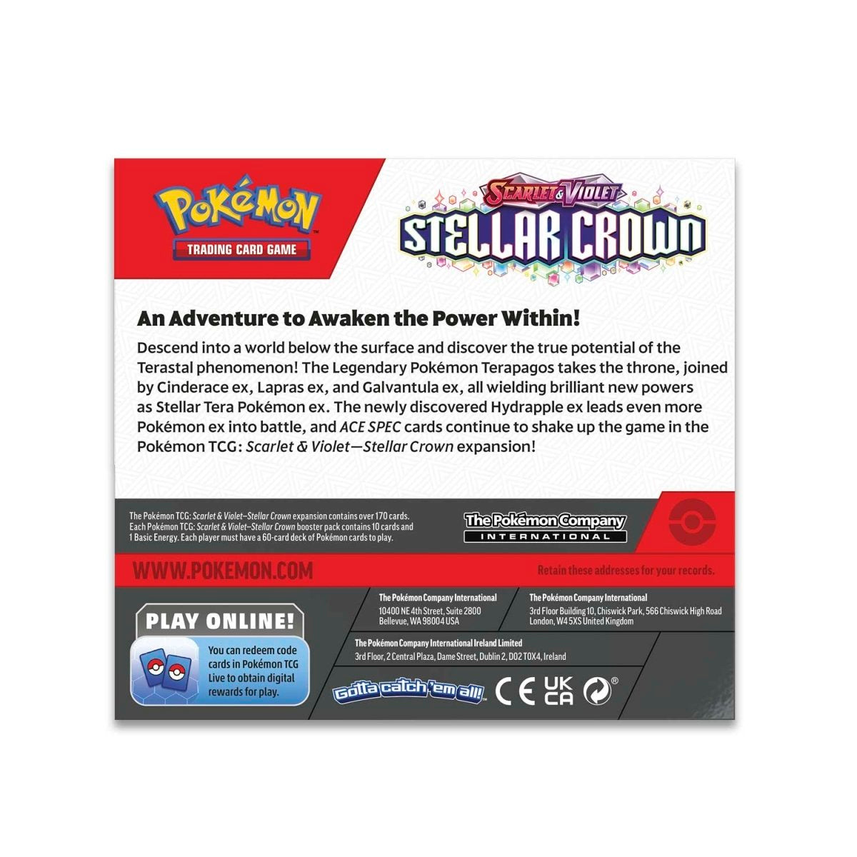 Pokémon TCG: SV7 Stellar Crown Booster Box