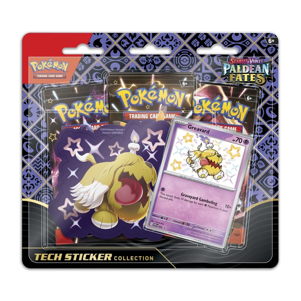 Pokémon TCG: SV4.5 Paldean Fates 3-Pack Blister (Styles vary)