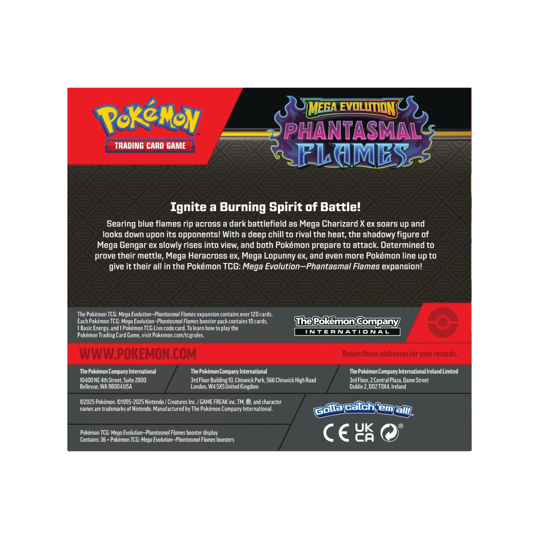 Pokémon TCG: ME2 Phantasmal Flames Booster Box