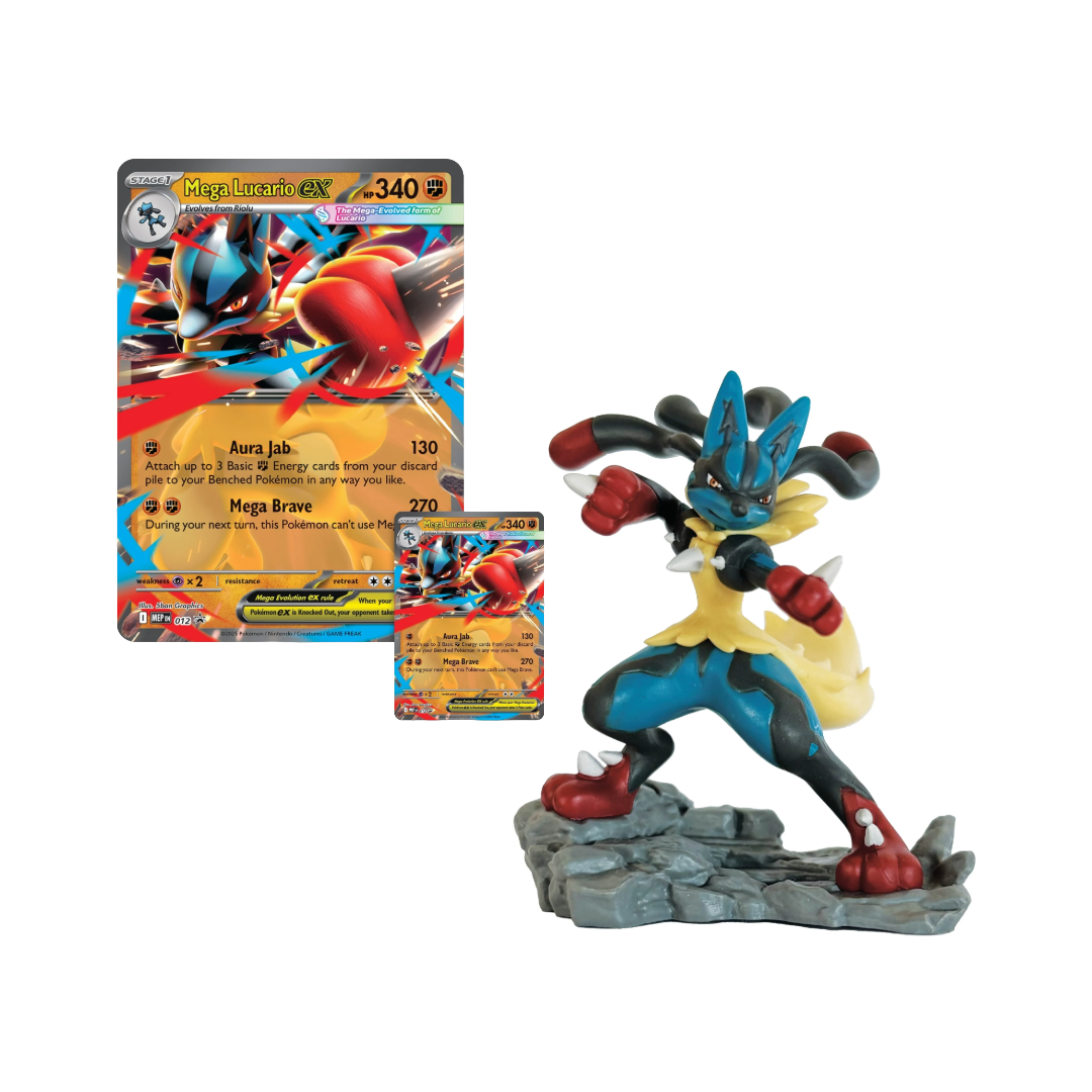 Pokémon TCG: Mega Lucario ex Figure Collection