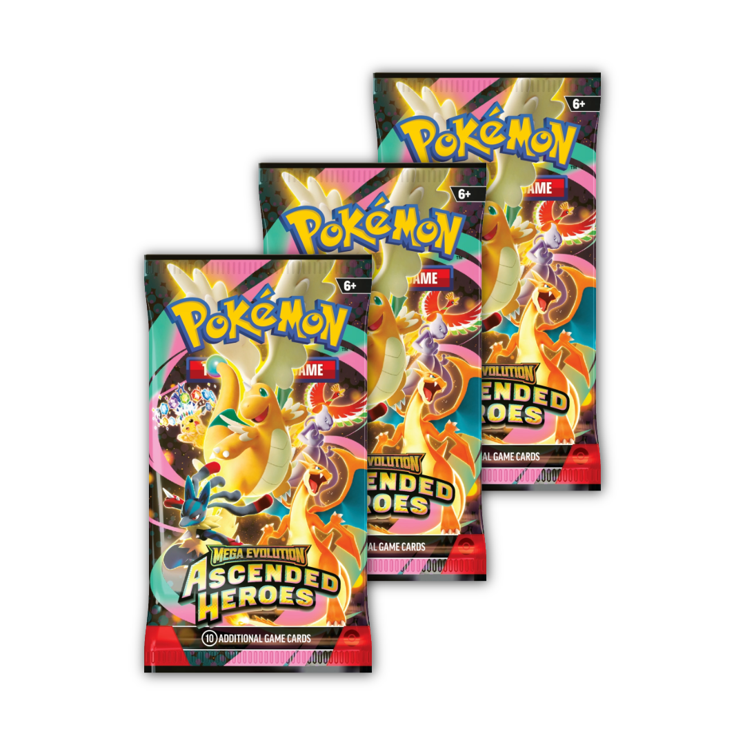 Pokémon TCG: ME2.5 Ascended Heroes Booster Pack 3ct Set