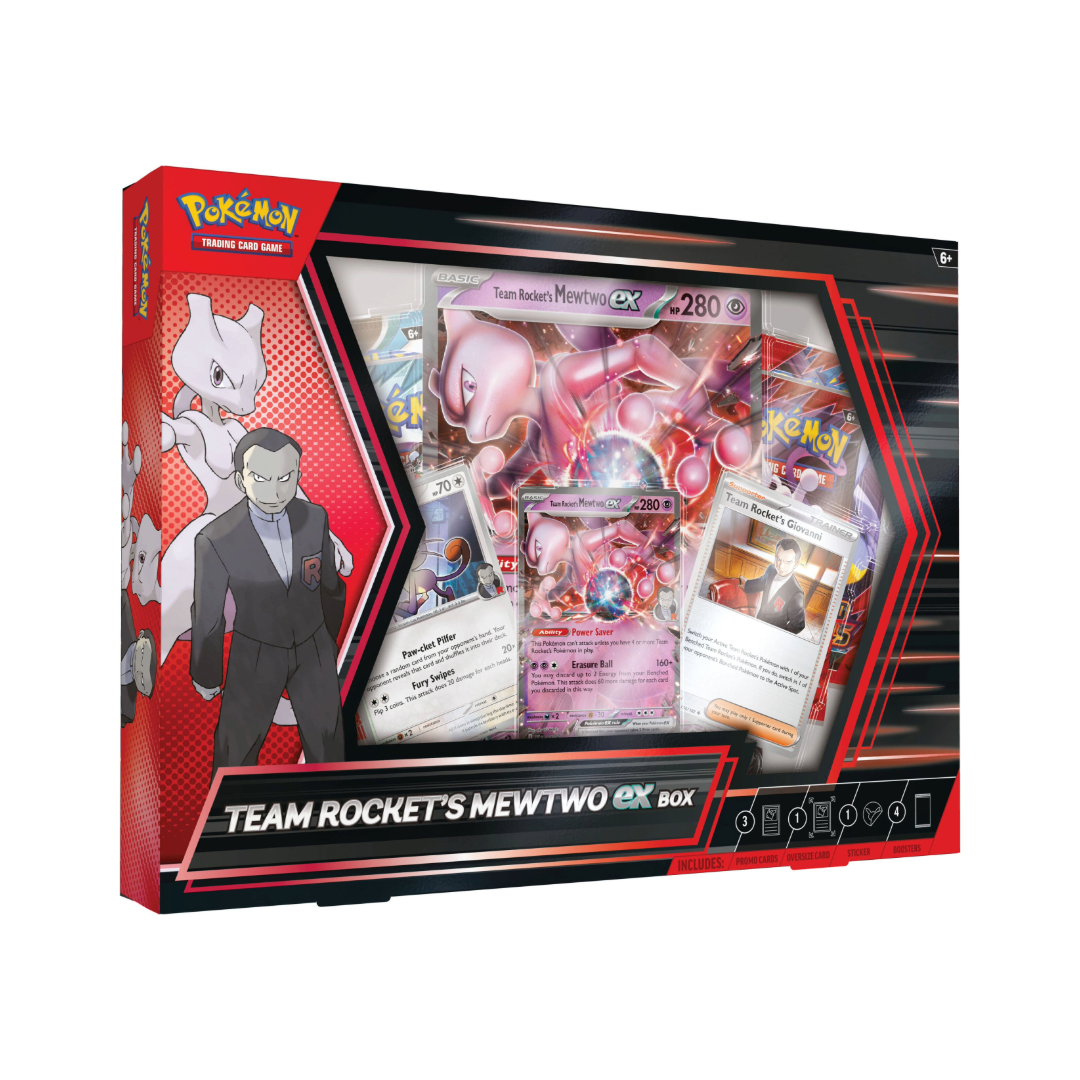 Pokémon TCG: Team Rocket’s Mewtwo ex Box