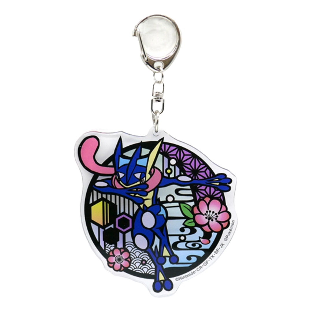 Acrylic Pokémon Keychain: Paper Cutting Series (Styles Vary)