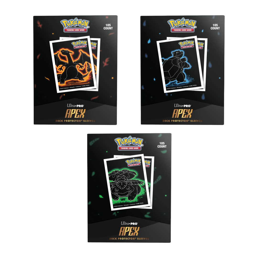 Neon Kanto: 105ct APEX Deck Protector Sleeves (Styles Vary)