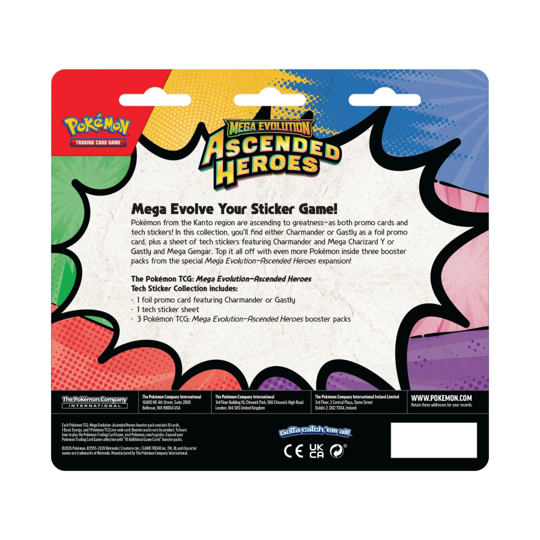(Release: 01/31) Pokémon TCG: ME2.5 Ascended Heroes 3-Pack Blister (Styles Vary) *LIMIT 1*