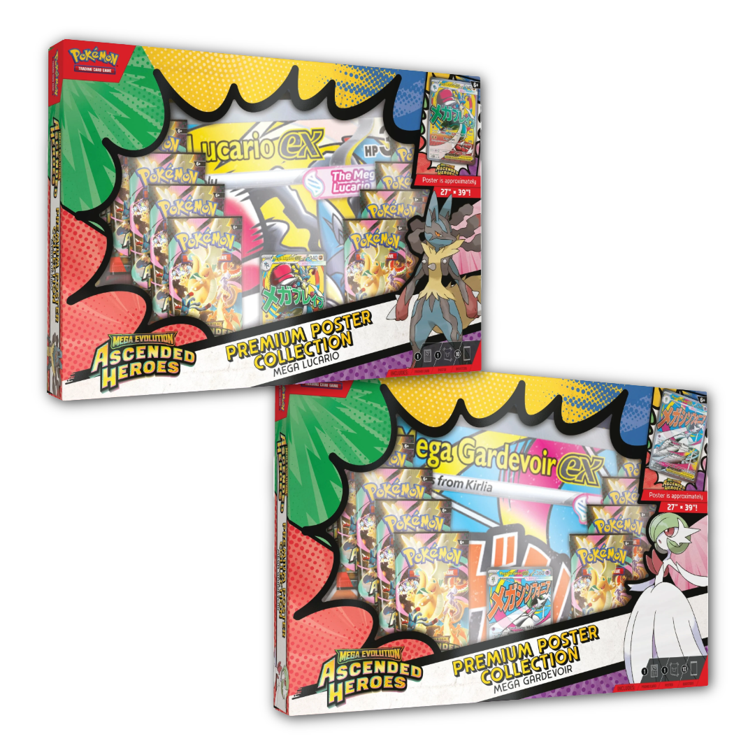(Release: 03/20) Pokémon TCG: ME2.5 Ascended Heroes Premium Poster Collection (Styles Vary)