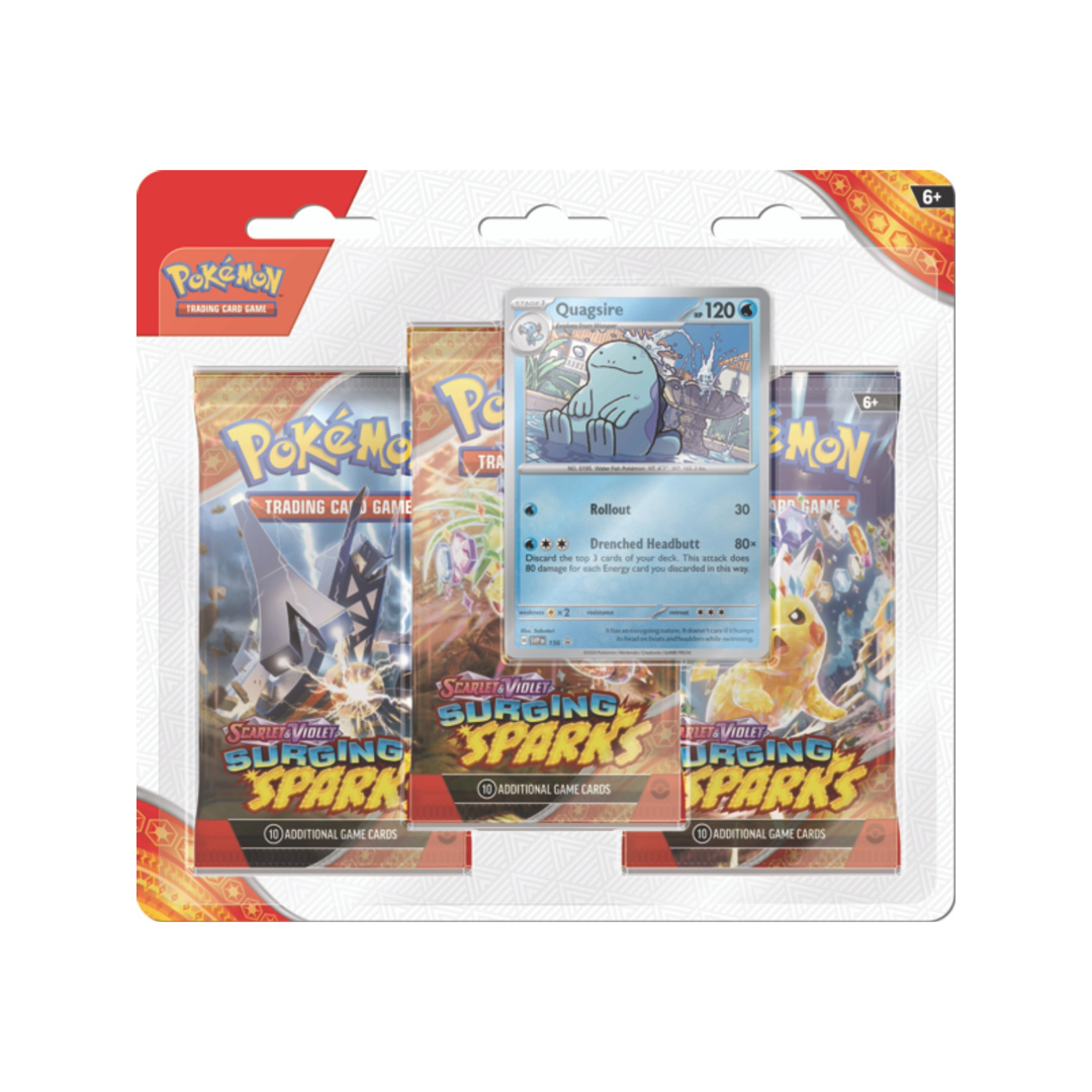 Pokémon TCG: SV8 Surging Sparks 3-Booster Blister