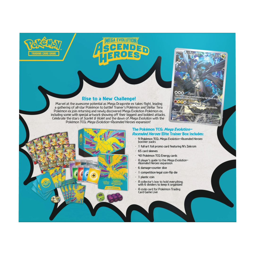 (Release: 02/20) Pokémon TCG: ME2.5 Ascended Heroes Elite Trainer Box