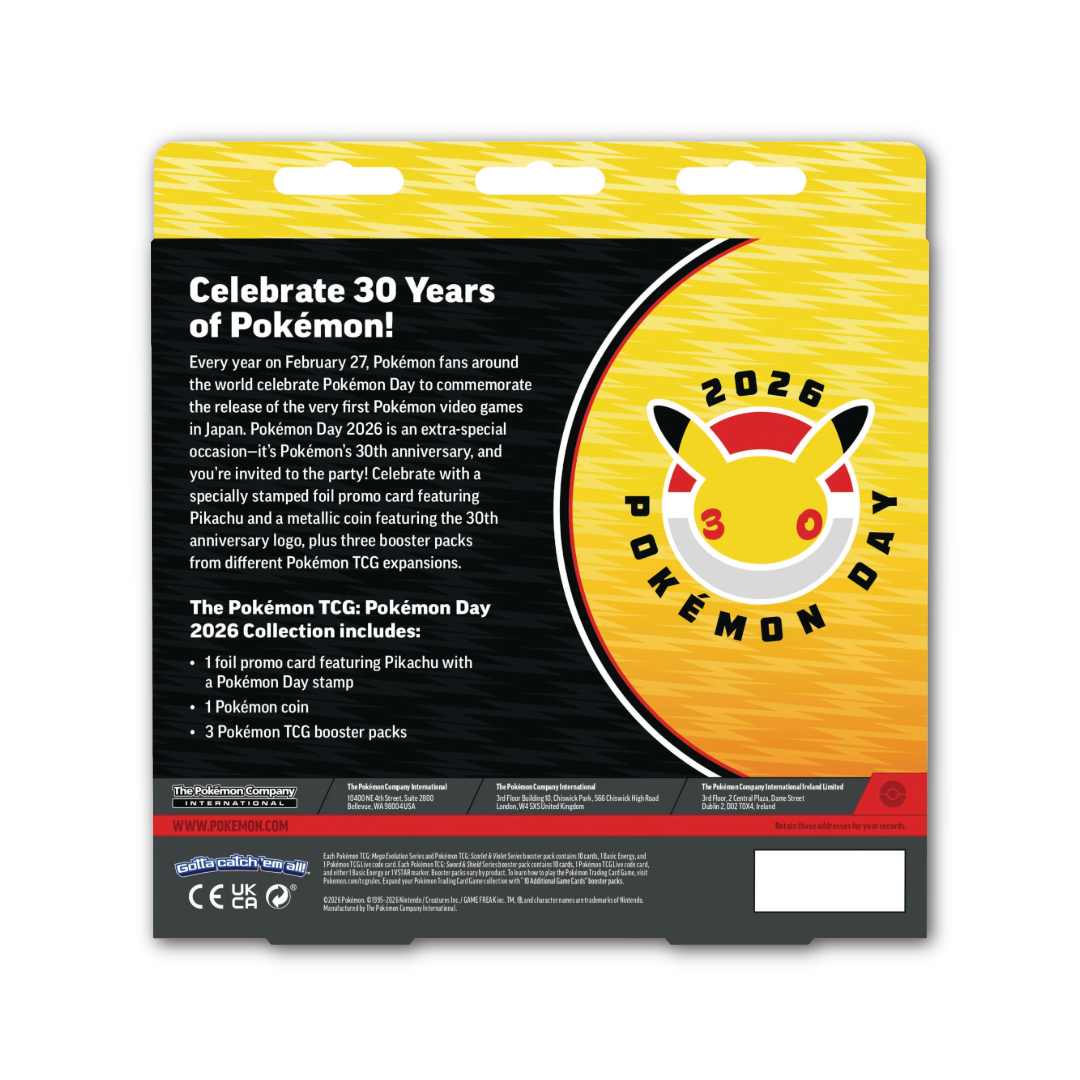 (Release: 01/31) Pokémon TCG: Pokémon Day 2026 Collection *LIMIT 1*