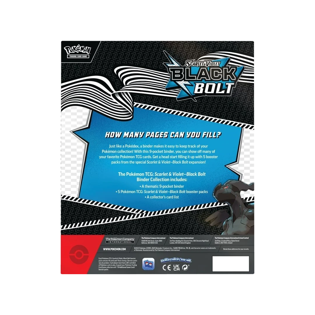 Pokémon TCG: SV11 Black Bolt Binder Collection