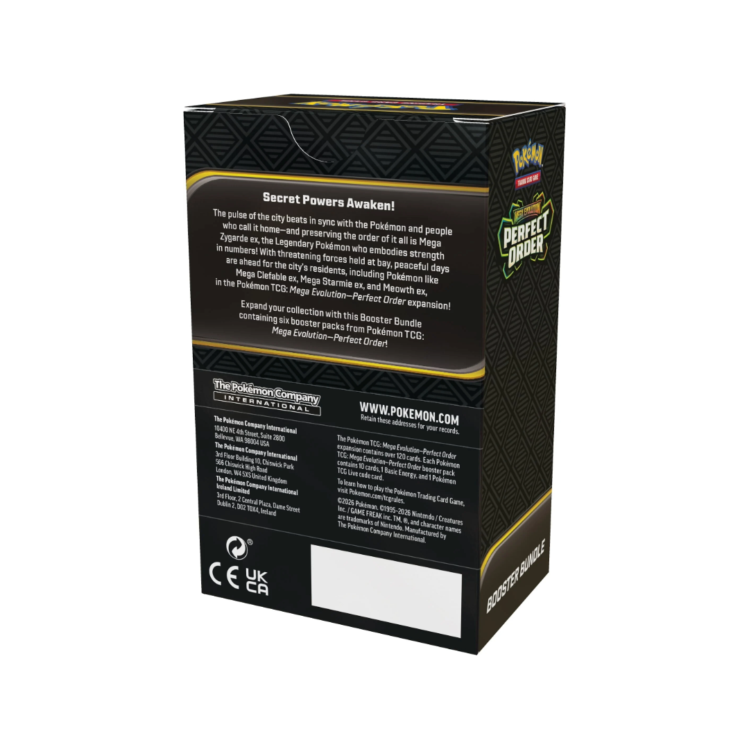 (Release: 03/27) Pokémon TCG: ME3 Perfect Order Booster Bundle