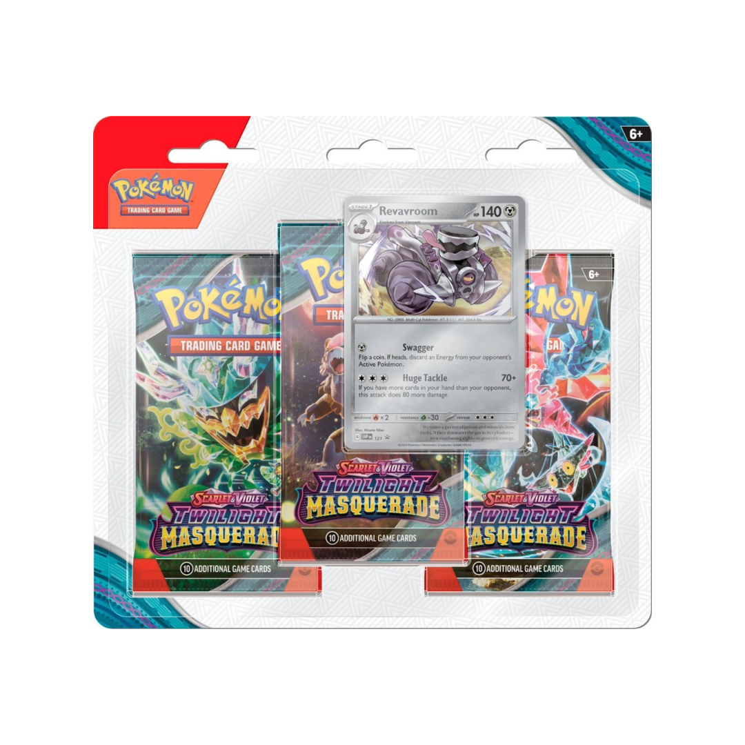 Pokémon TCG: SV6 Twilight Masquerade 3-Pack Blister
