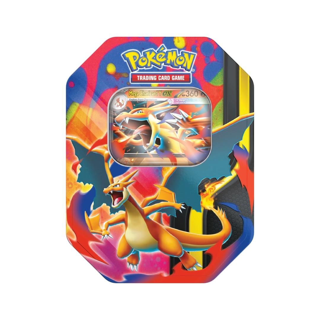 (Release: 02/20) Pokémon TCG: Mega Charizard Tin (Styles Vary)
