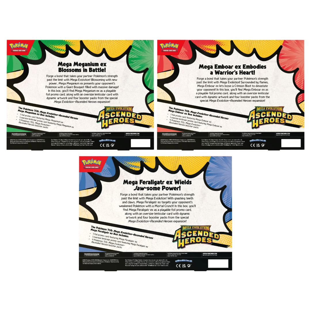(Release: 04/24) Pokémon TCG: ME2.5 Ascended Heroes Mega ex Box (Styles Vary)