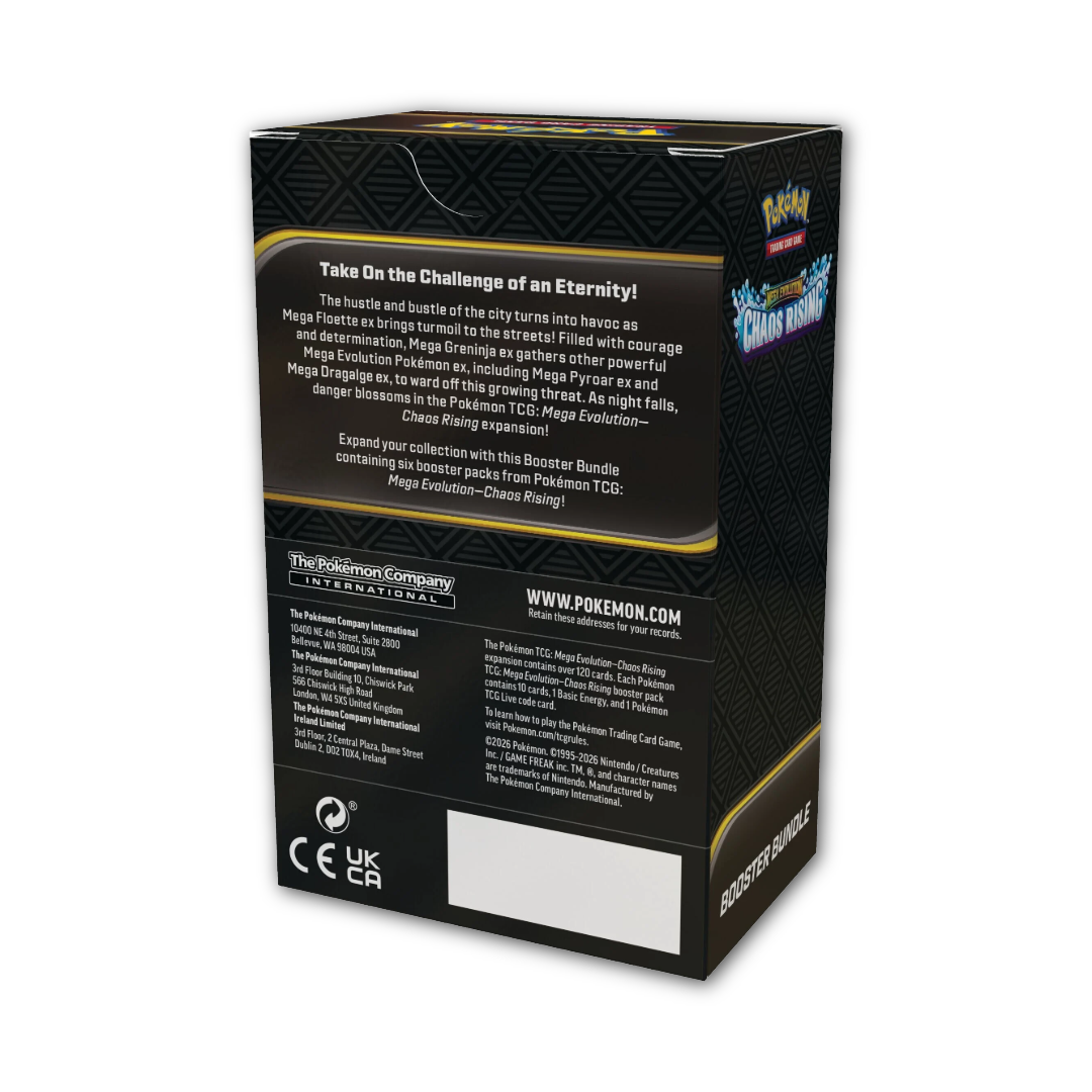 (Release: 05/22) Pokémon TCG: ME4 Chaos Rising Booster Bundle