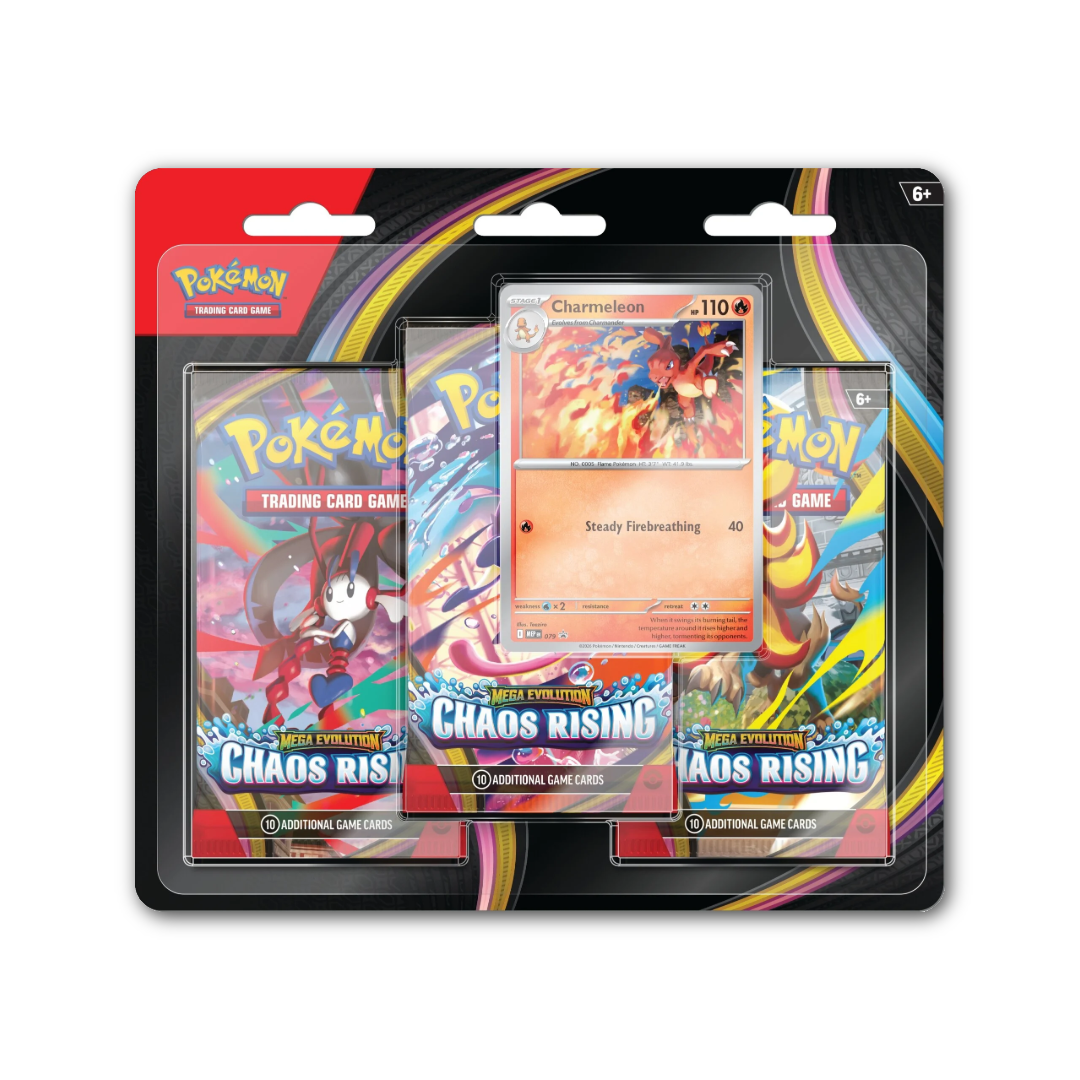 (Release: 05/22) Pokémon TCG: ME4 Chaos Rising 3-Pack Blister