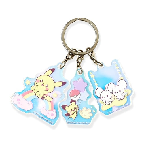Acrylic Pokémon Keychain Set: PokéPeace Collection (Styles Vary)